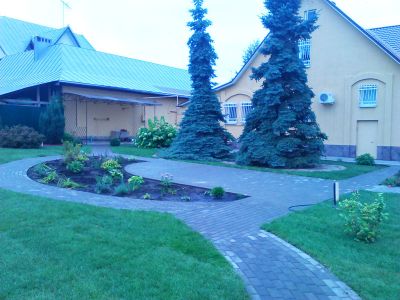 Укладка рулонных газонов
